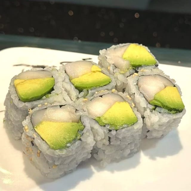 White Tuna Avocado Roll.