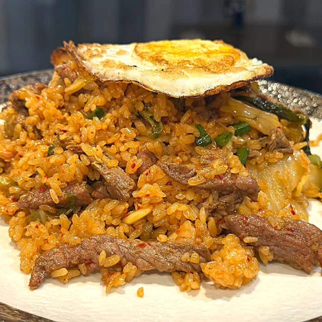 Beef Kimchi Fried Rice.
