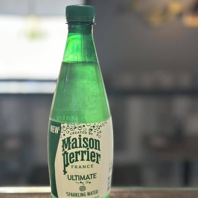 Perrier Sparking Water.