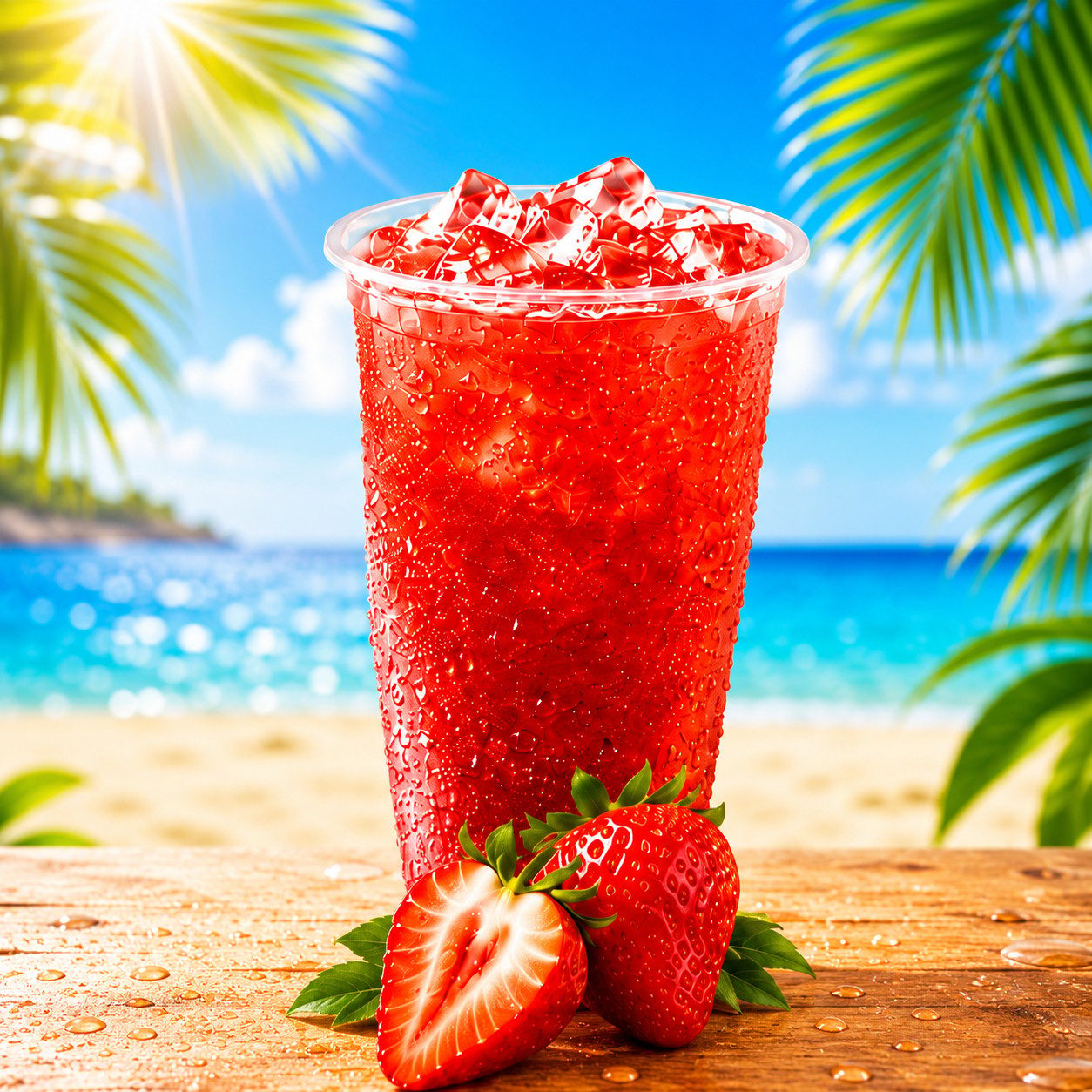 Strawberry Fruit Tea.