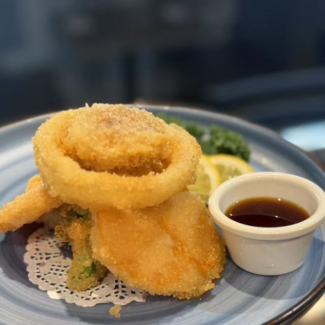 Vegetable Tempura Dinner.
