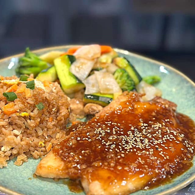 Hibachi Red Snapper.