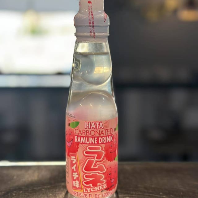 Lychee Japanese Soda.
