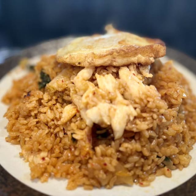 Chicken Kimchi Fried Rice.