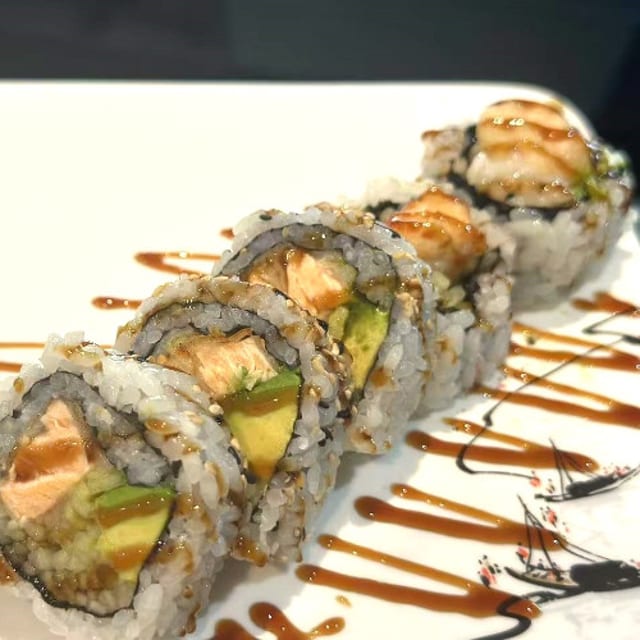 Salmon Tempura Roll.