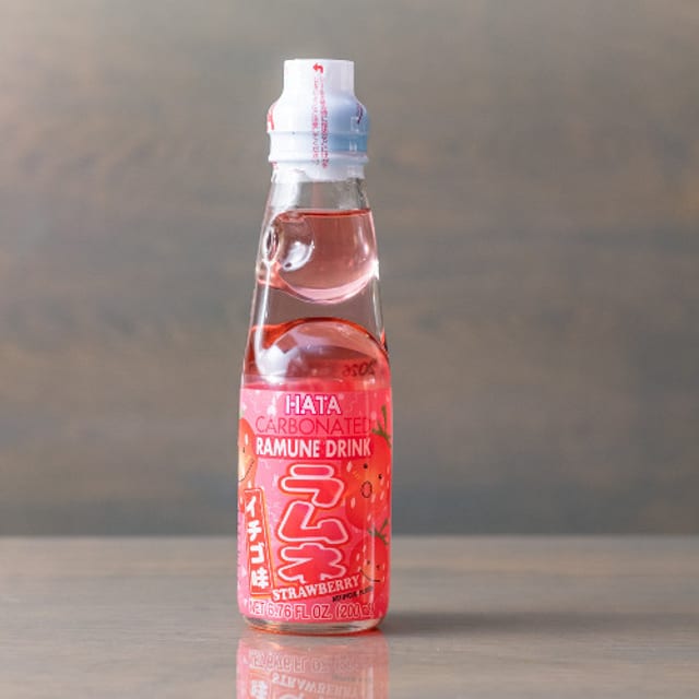 Strawberry Japanese Soda.