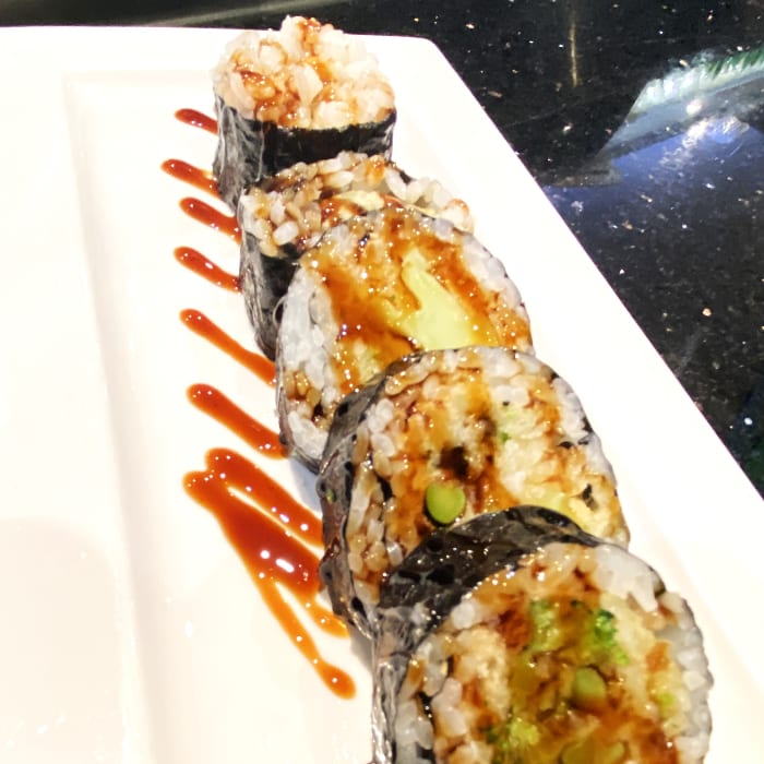 Broccoli Tempura Roll.