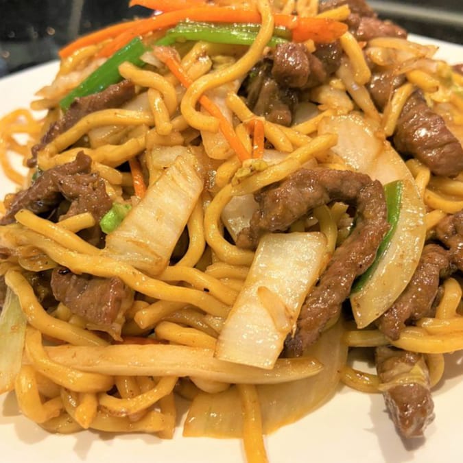 Beef Lo Mein.