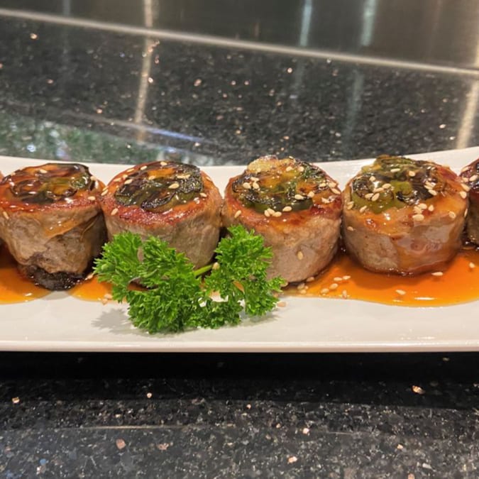 Beef Negimaki.