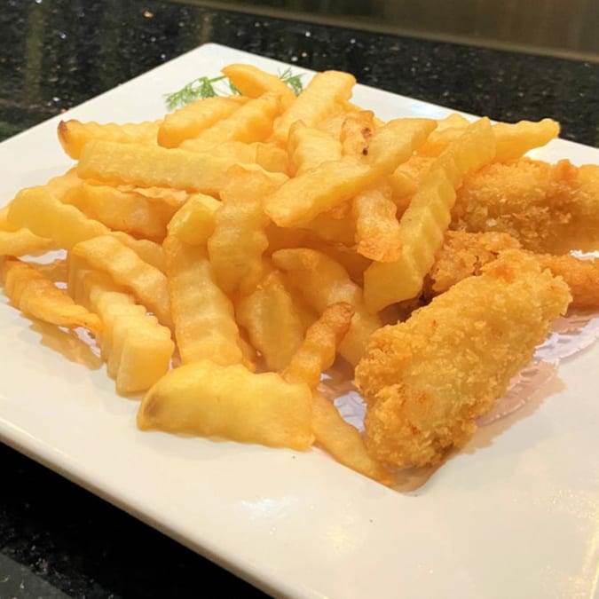 Fries and Chicken Fingers (Kid).