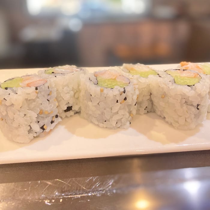 Shrimp Cucumber Roll.