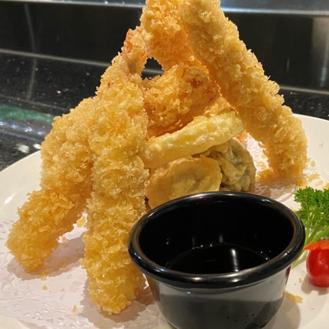 Shrimp Tempura Appetizer.