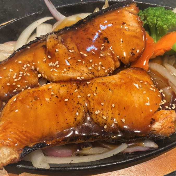 Salmon Teriyaki.